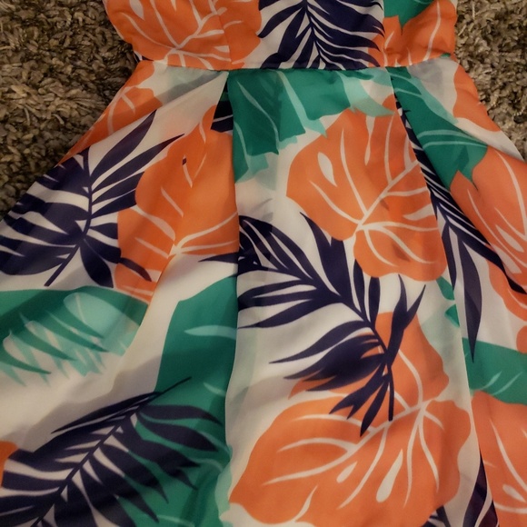 Hawaiian Print Modcloth Dress - Picture 2 of 2